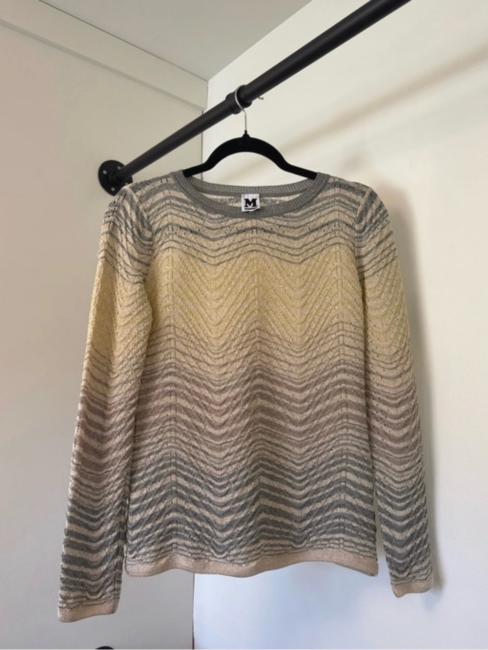 Missoni Ombre Wave Crewneck Sweater